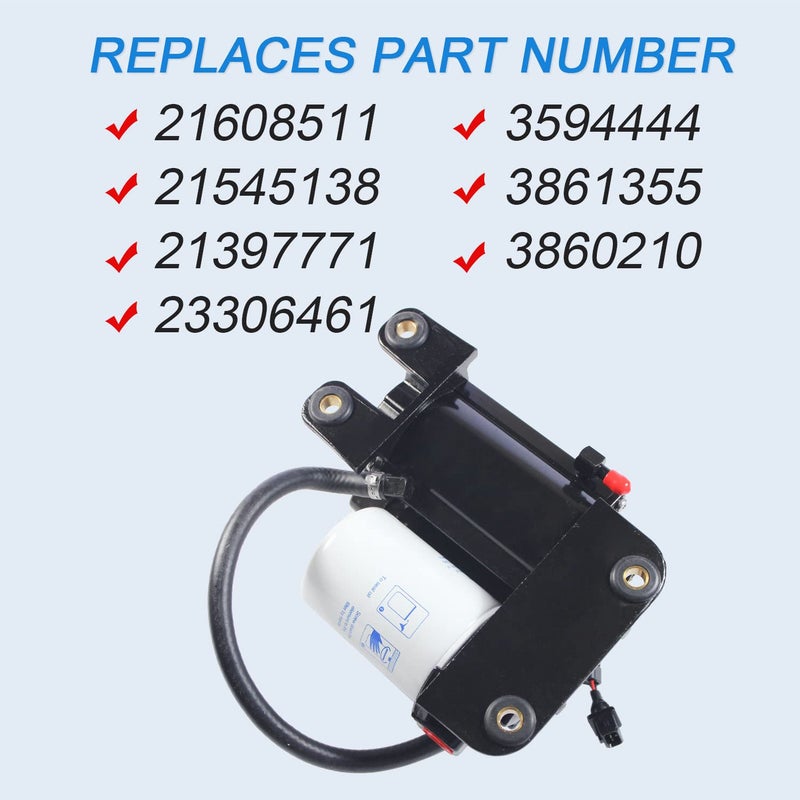 CARMOCAR Electric Fuel Pump Assembly Replacement For Volvo Penta 21608511 21545138 4.3L 5.0L 5.7L for 4.3OSI 4.3GXI 5.0OSI 5.0GXI 5.7GI 5.7GXI 5.7OSI 5.7OSXI 3594444 213977771 3861355 3860210 - Image 2